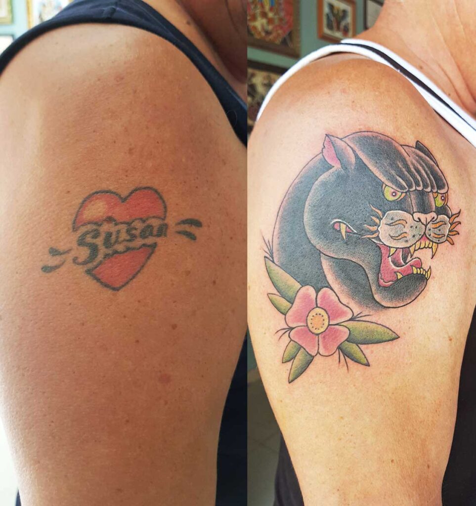 Cover up tattoo Tenerife