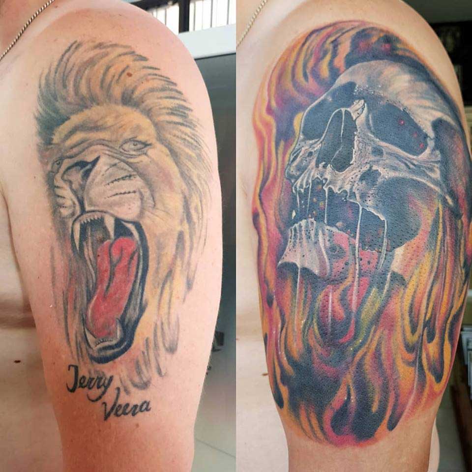 Cover up tattoo Tenerife